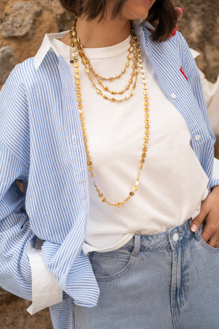 Chemise CAFÉ CLUB bleu