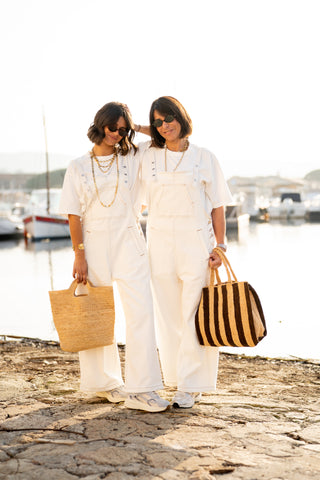 Salopette DENIM écru