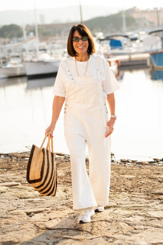 Salopette DENIM écru