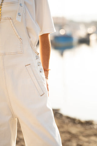 Salopette DENIM écru