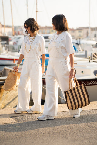 Salopette DENIM écru