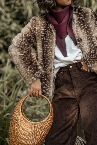 Veste fausse fourrure BAMBI