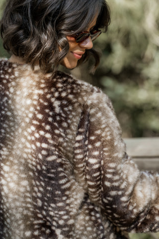 Veste fausse fourrure BAMBI
