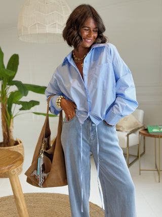 Chemise BASTIEN bleu ciel