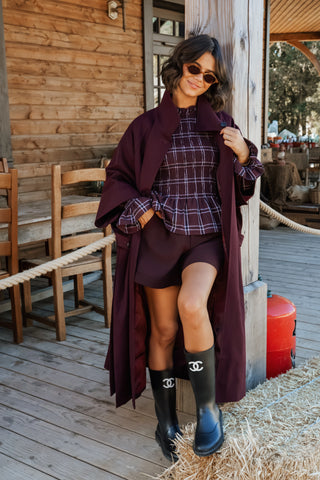 Trench CHARLES bordeaux