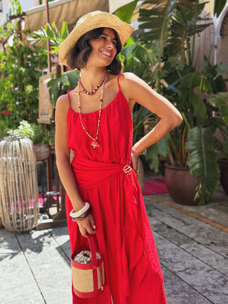 Combinaison JANIS rouge (Pré-commande)