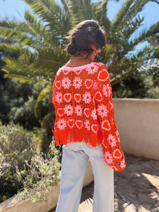 Top COACHELLA en crochet