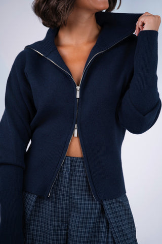 Gilet ZIP marine