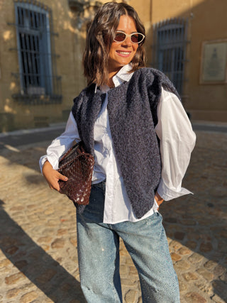 Veste EMILIE marine (Pré-Commande)