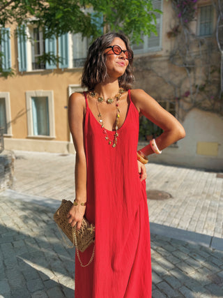 Robe LÉA rouge