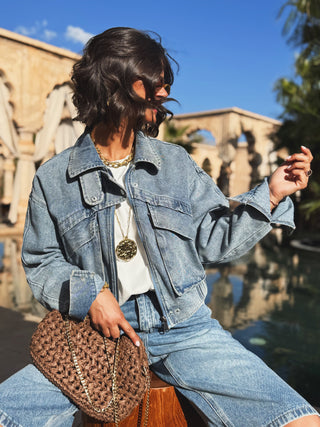 Veste BOMBERS en jean