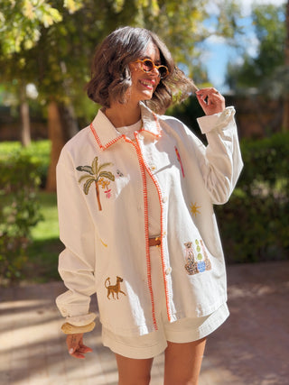Veste avec ses broderies