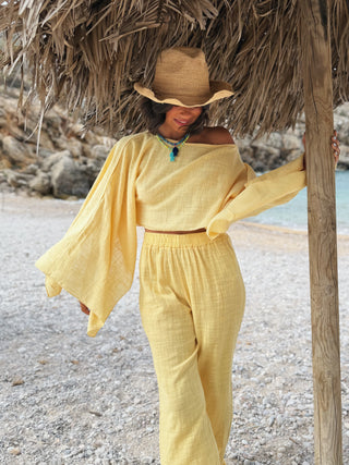Pantalon SORRA jaune
