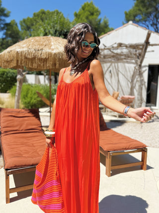 Robe SATIN orange