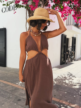 Robe CALA chocolat