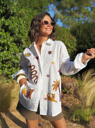 Chemise EDEN avec ses broderies