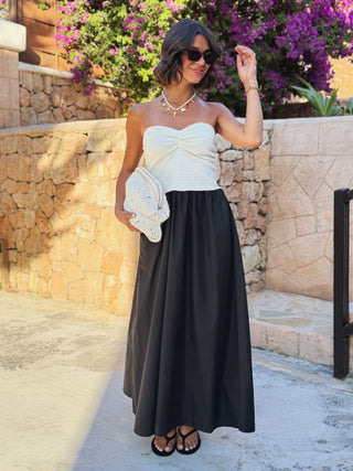 Robe CROCHET blanc&noir