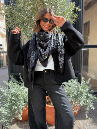 Écharpe BANDANA noir