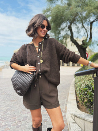 Gilet BROOKE chocolat