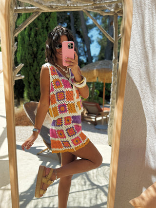 Ensemble SUNSET en crochet