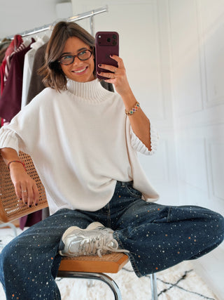 Pull ANNY écru