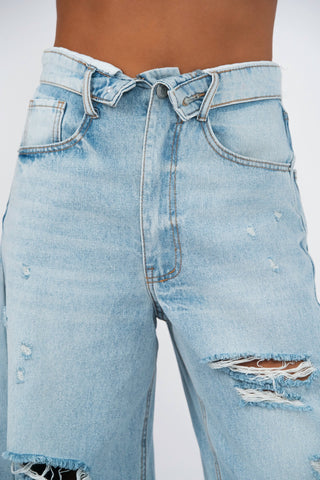 Jean DESTROY denim clair