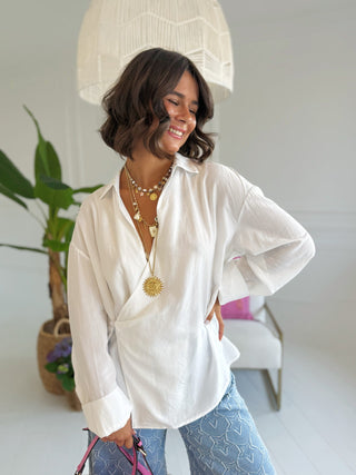Chemise VICTORIA cache coeur