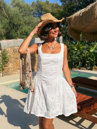 Robe LALY blanc