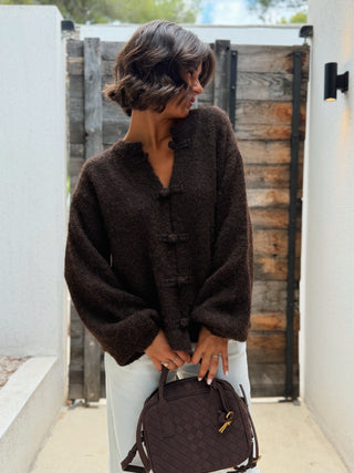 Gilet OFFICIER chocolat