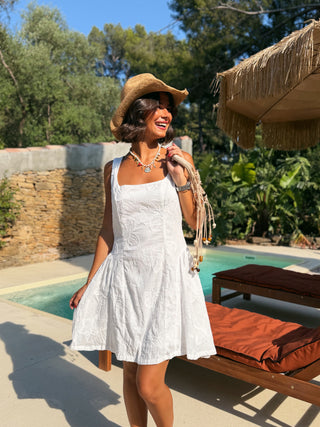 Robe LALY blanc