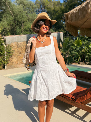 Robe LALY blanc