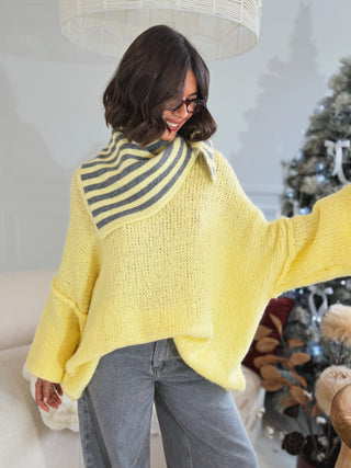 Pull OVERSIZE jaune