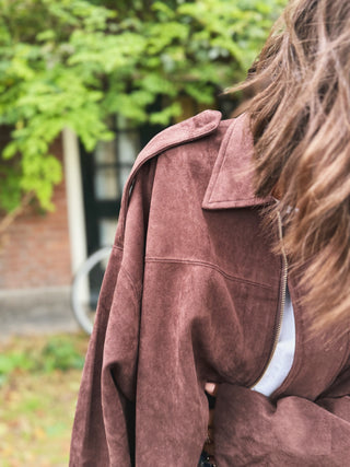 Bombers façon daim OSLO chocolat