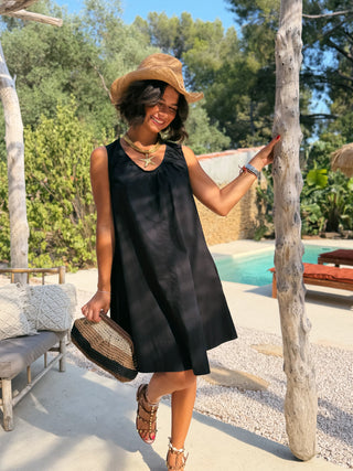 Robe TRAPÈZE noir