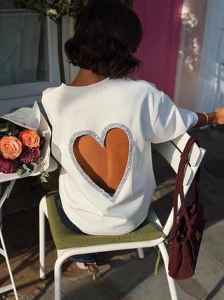 Tee-shirt COEUR blanc