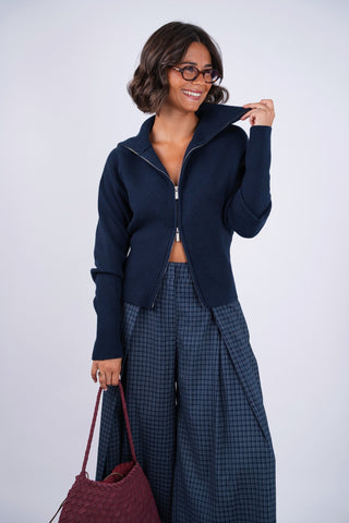 Gilet ZIP marine
