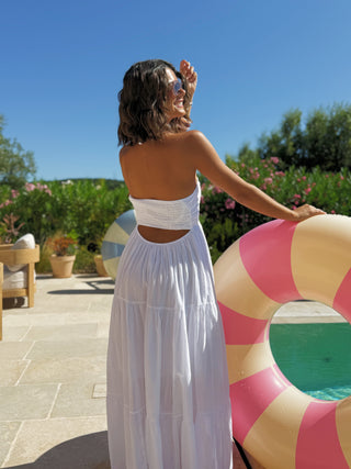 Robe CASSANDRA blanc