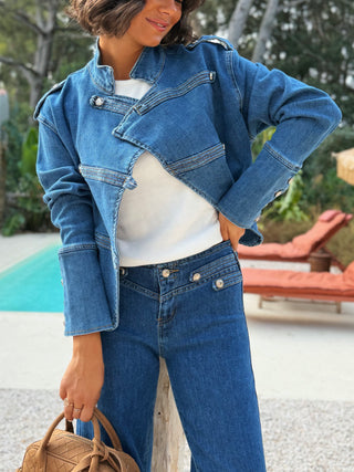 Jean NAPOLÉON taille basse denim