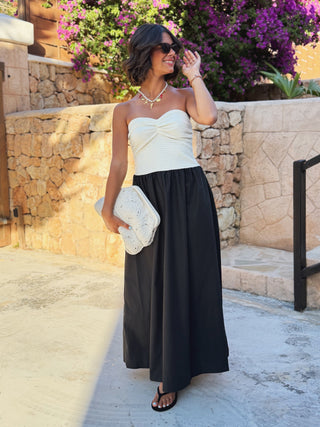 Robe CROCHET blanc&noir