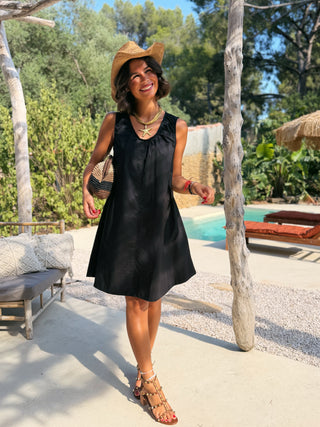 Robe TRAPÈZE noir