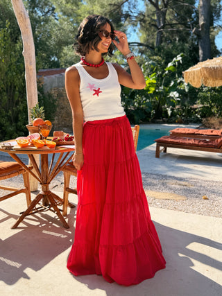 Jupe ELLY rouge