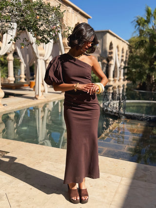 Robe OLIVIA chocolat