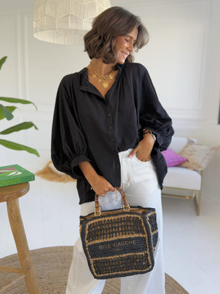 Sac RIVE GAUCHE fond noir