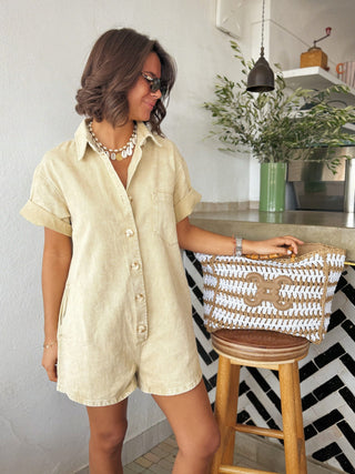 Combi-short OHLALA beige
