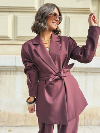Blazer RIVOLI bordeaux (Pré-commande)