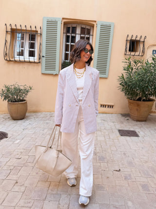 Blazer rayé