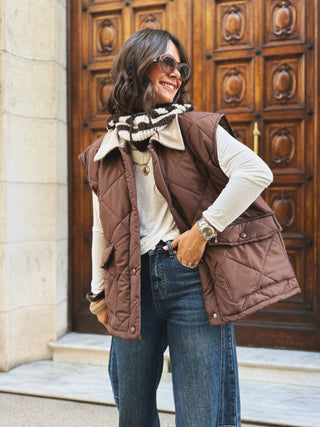 Cagoule MARINIÈRE chocolat&écru
