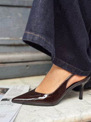 Chaussures MILANO à talons marron