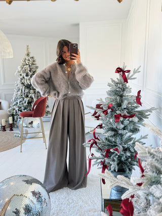 Pantalon PALAZZO taupe