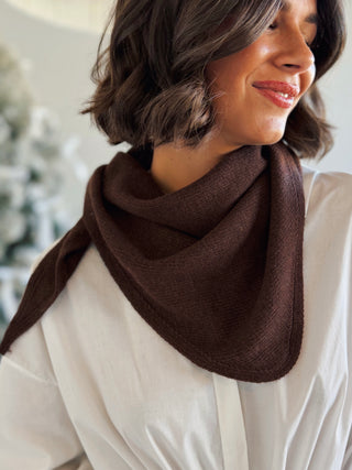 Écharpe DOUCEUR chocolat